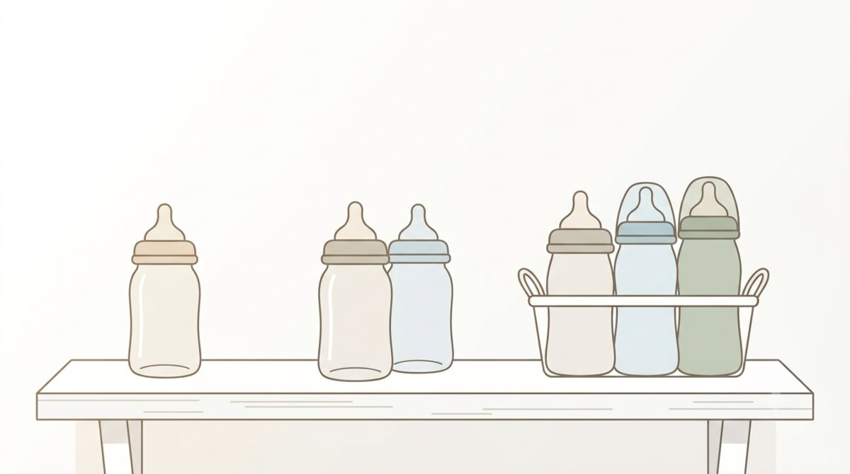 スマートエンジェル哺乳瓶の種類と値段の比較イメージ